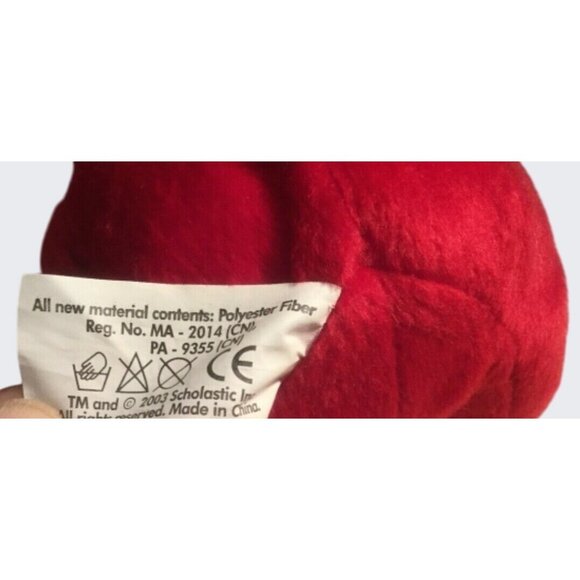 Clifford Big Red Dog Plush Bendable 6” Stuffed Animal Beanie- Scholastic - Picture 5 of 9